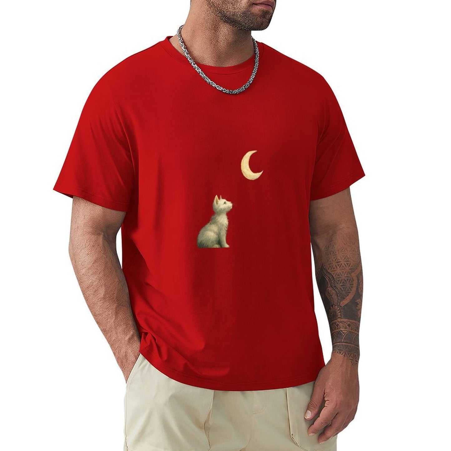 ,Men's Cotton Short - sleeved T-shirt, Breathable Loose - fitting Casual Summer Top, Suitable for Outdoor Activities and Daily Comfortable Wear,Men's T-shirt100%cottonz9ogjukfqfgm - TrendyLookz