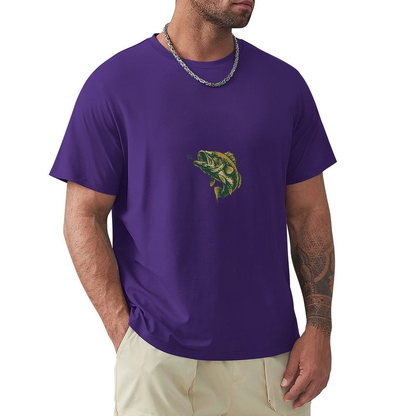 ,Men's Cotton Short - sleeved T-shirt, Breathable Loose - fitting Casual Summer Top, Suitable for Outdoor Activities and Daily Comfortable Wear,Men's T-shirt100%cottonz9ogpg3odtyv - TrendyLookz