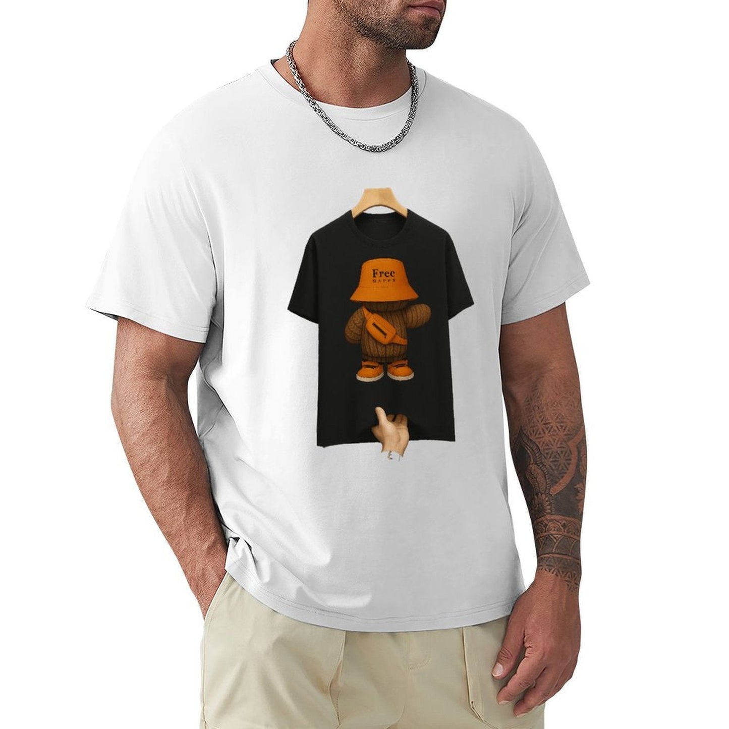 ,Men's Cotton Short - sleeved T-shirt, Breathable Loose - fitting Casual Summer Top, Suitable for Outdoor Activities and Daily Comfortable Wear,Men's T-shirt100%cottonz9ogpggv6gcm - TrendyLookz