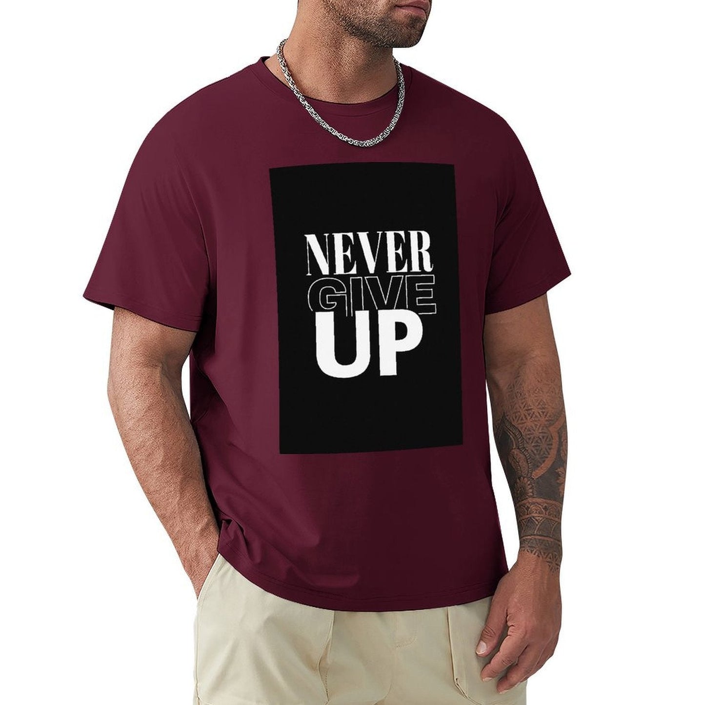 Men's Cotton Short - sleeved T-shirt, Breathable Loose - fitting Casual Summer Top, Suitable for Outdoor Activities and Daily Comfortable Wear,Men's T-shirt100%cottonzxv2oqe5r3be - TrendyLookz