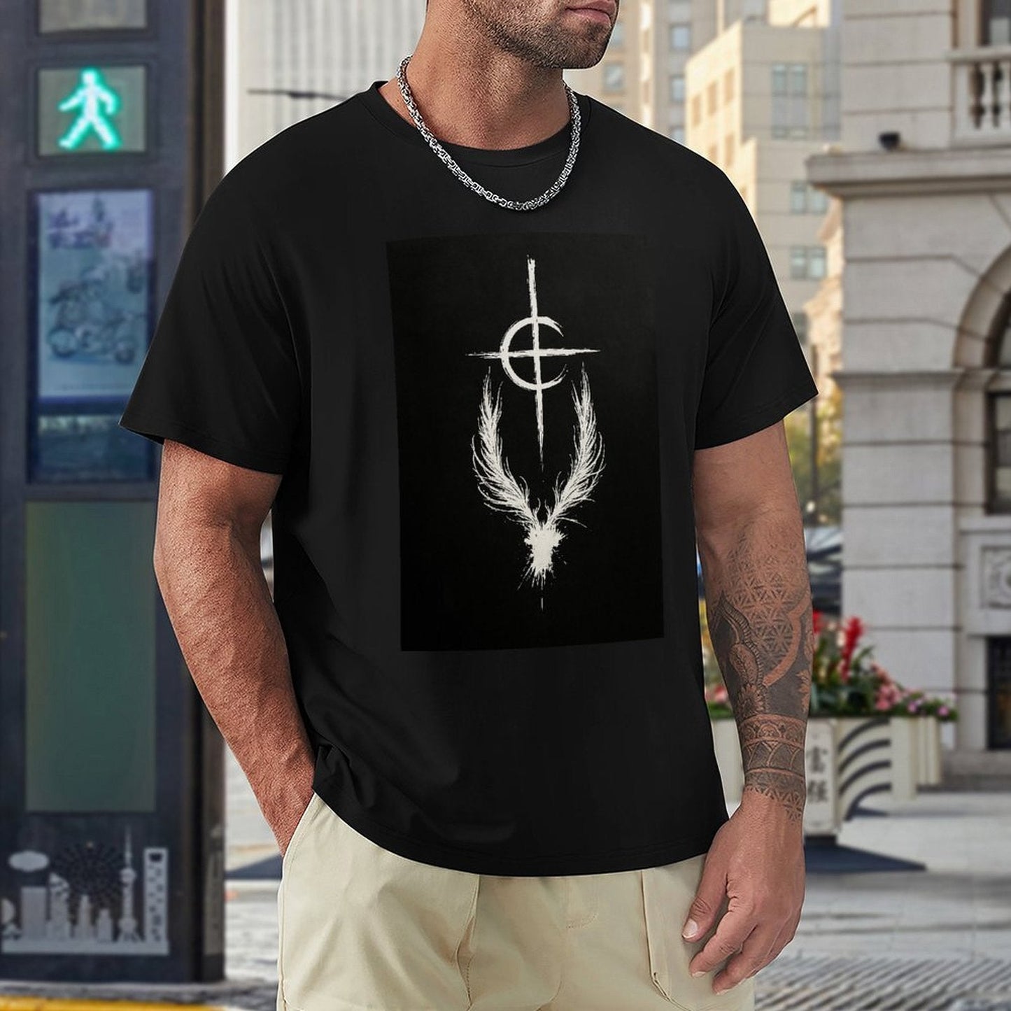 Men's Cotton Short - sleeved T-shirt, Breathable Loose - fitting Casual Summer Top, Suitable for Outdoor Activities and Daily Comfortable Wear,Men's T-shirt100%cottonzxv2owvyj6yv - TrendyLookz