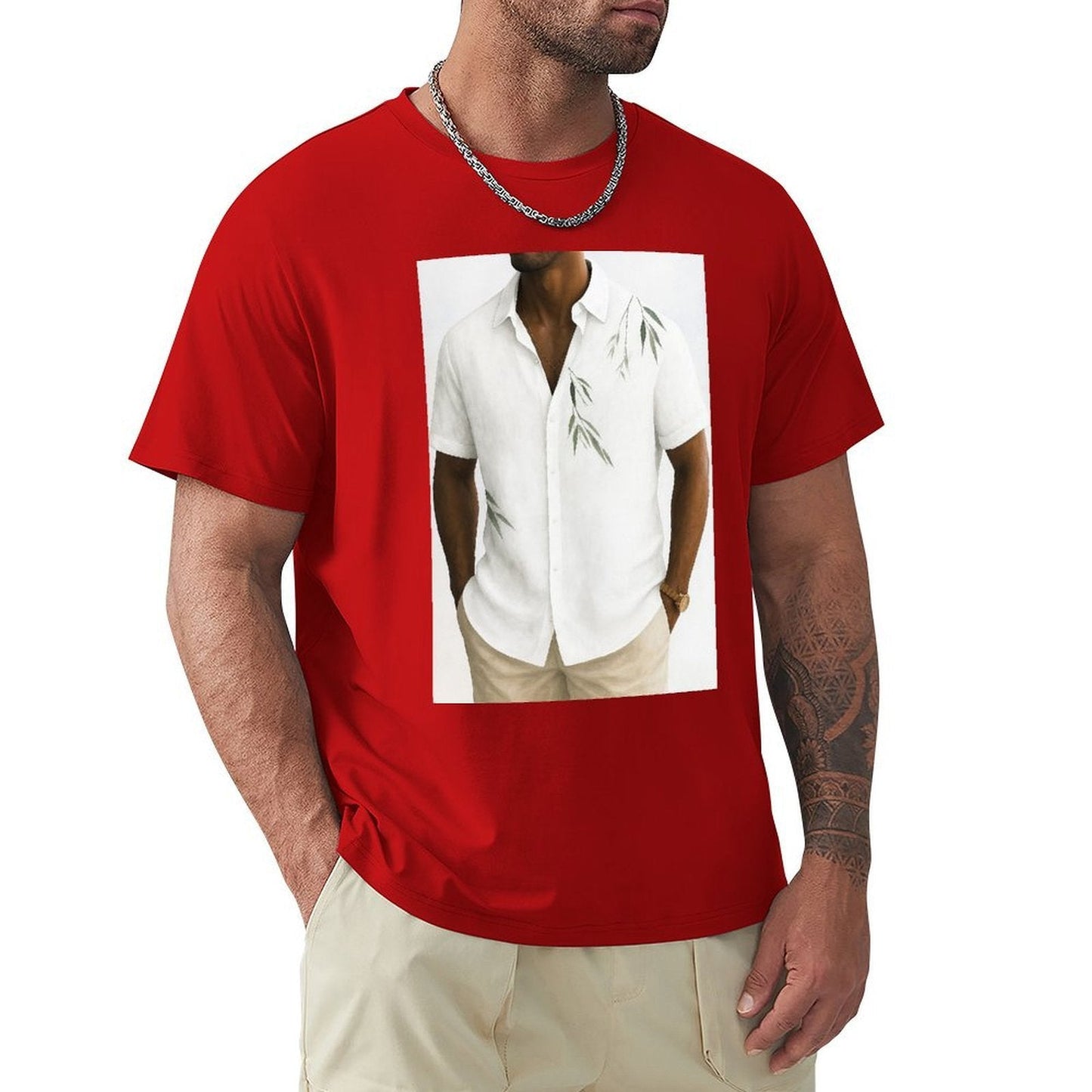 Men's Cotton Short - sleeved T-shirt, Breathable Loose - fitting Casual Summer Top, Suitable for Outdoor Activities and Daily Comfortable Wear,Men's T-shirt100%cottonzxv2ow99xd0q - TrendyLookz