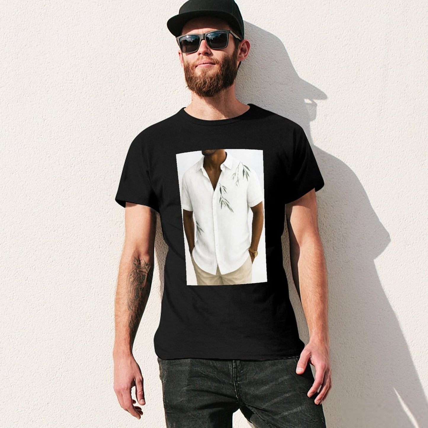 Men's Cotton Short - sleeved T-shirt, Breathable Loose - fitting Casual Summer Top, Suitable for Outdoor Activities and Daily Comfortable Wear,Men's T-shirt100%cottonzxv2ow99xd0q - TrendyLookz