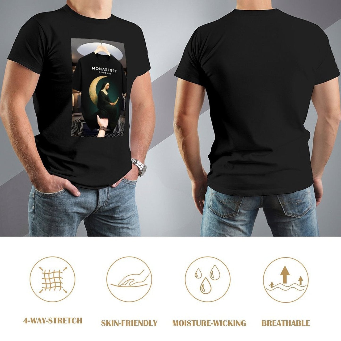 Men's Cotton Short - sleeved T-shirt, Breathable Loose - fitting Casual Summer Top, Suitable for Outdoor Activities and Daily Comfortable Wear,Men's T-shirt100%cottonzxv2ooh5e2tq - TrendyLookz