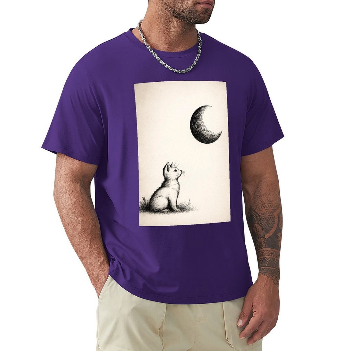 Men's Cotton Short - sleeved T-shirt, Breathable Loose - fitting Casual Summer Top, Suitable for Outdoor Activities and Daily Comfortable Wear,Men's T-shirt100%cottonzxv2oqpouofe - TrendyLookz