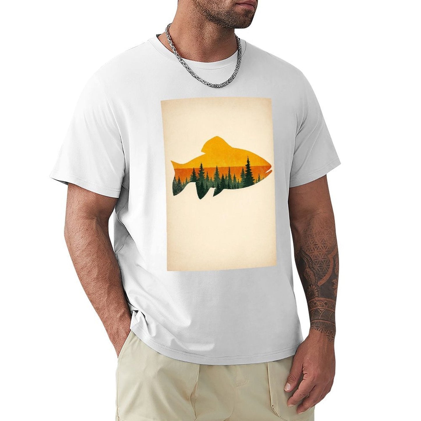 Men's Cotton Short - sleeved T-shirt, Breathable Loose - fitting Casual Summer Top, Suitable for Outdoor Activities and Daily Comfortable Wear,Men's T-shirt100%cottonzxv2oqt936yd - TrendyLookz