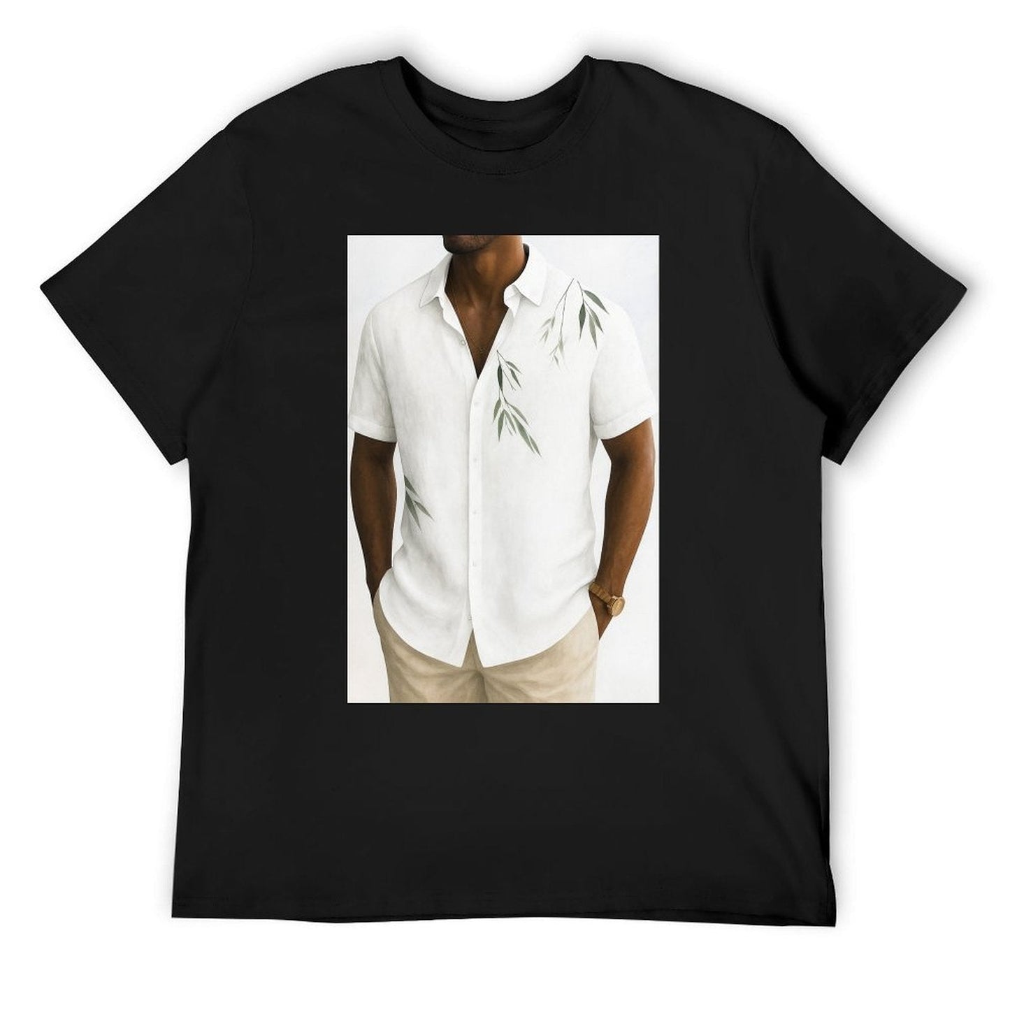 Men's Cotton Short - sleeved T-shirt, Breathable Loose - fitting Casual Summer Top, Suitable for Outdoor Activities and Daily Comfortable Wear,Men's T-shirt100%cottonzxv2ow99xd0q - TrendyLookz