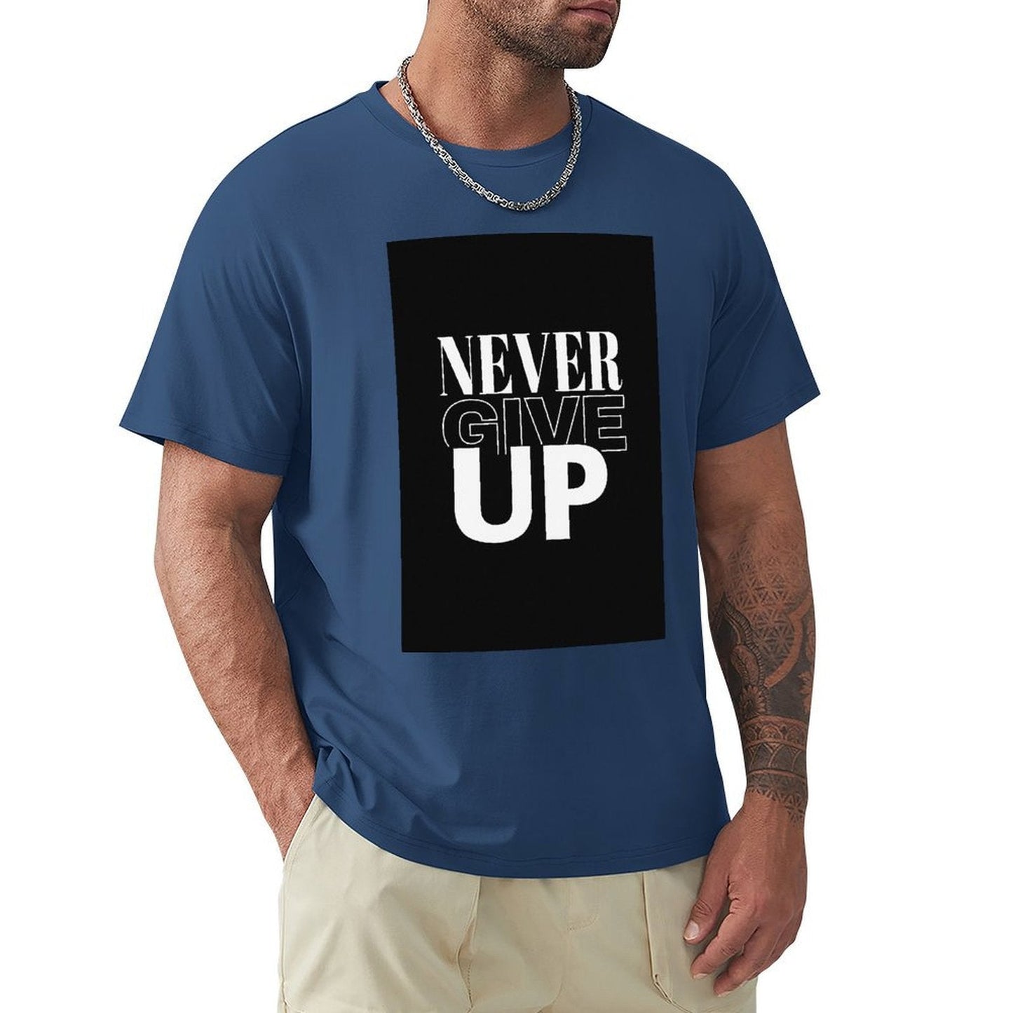 Men's Cotton Short - sleeved T-shirt, Breathable Loose - fitting Casual Summer Top, Suitable for Outdoor Activities and Daily Comfortable Wear,Men's T-shirt100%cottonzxv2oqe5r3be - TrendyLookz