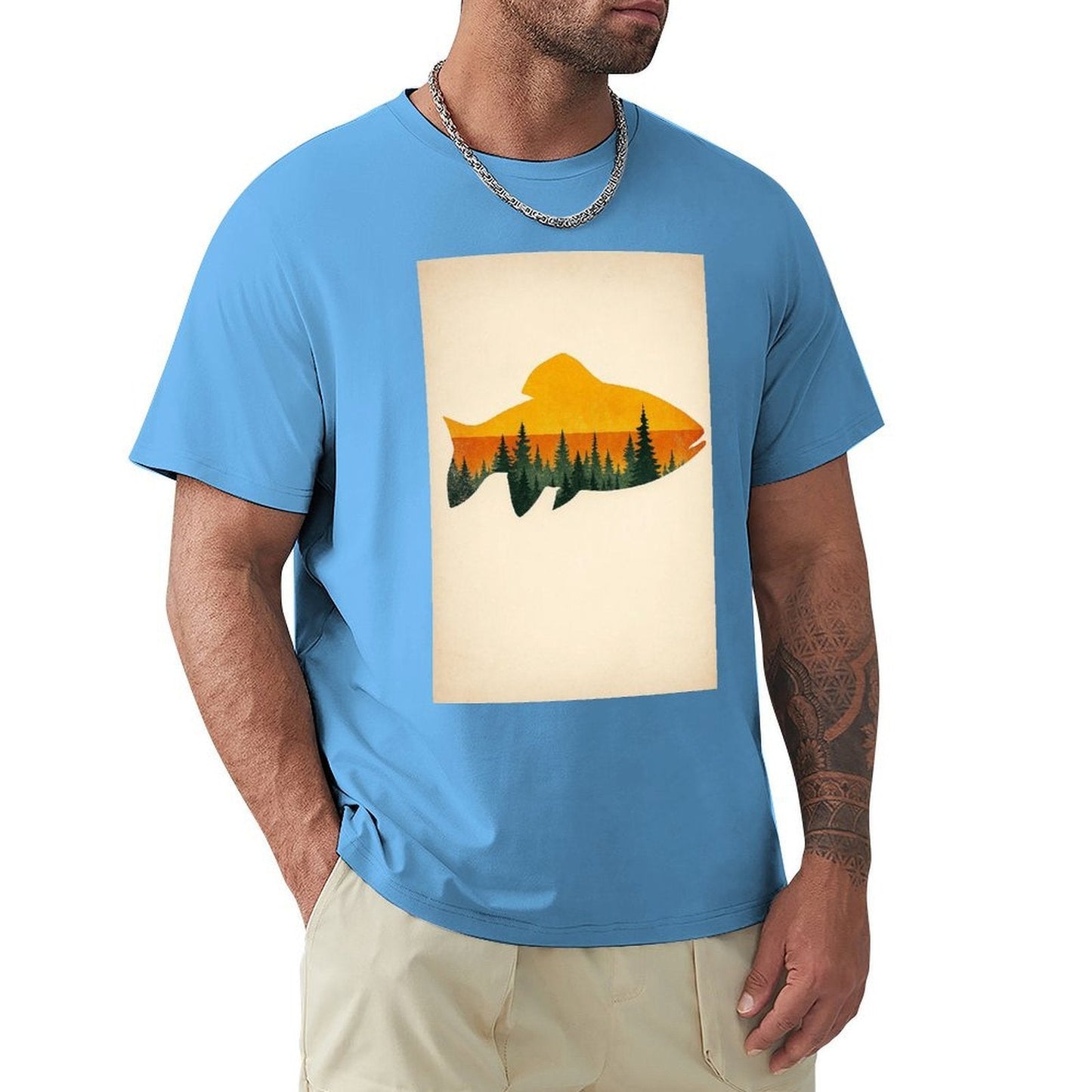 Men's Cotton Short - sleeved T-shirt, Breathable Loose - fitting Casual Summer Top, Suitable for Outdoor Activities and Daily Comfortable Wear,Men's T-shirt100%cottonzxv2oqt936yd - TrendyLookz