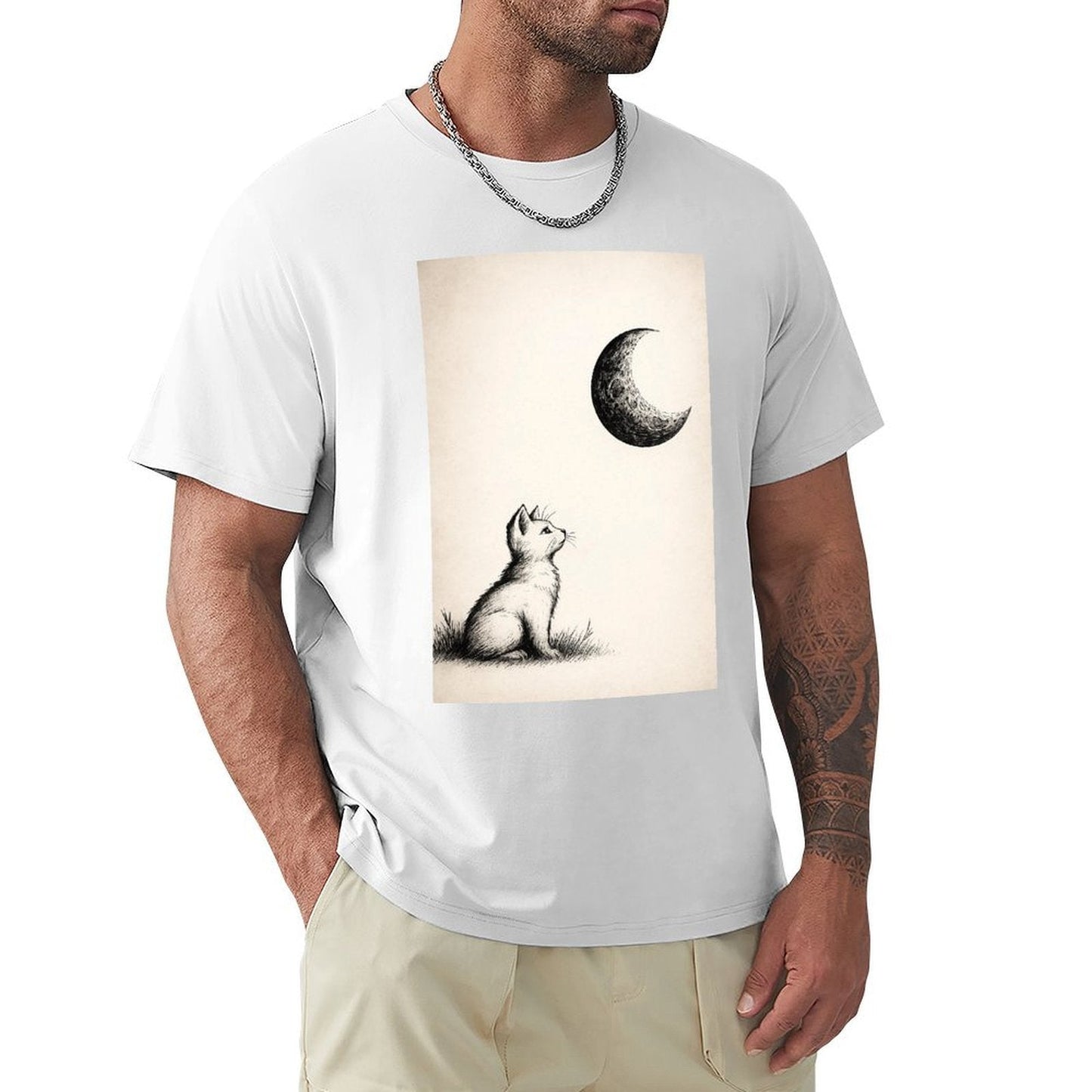 Men's Cotton Short - sleeved T-shirt, Breathable Loose - fitting Casual Summer Top, Suitable for Outdoor Activities and Daily Comfortable Wear,Men's T-shirt100%cottonzxv2oqpouofe - TrendyLookz