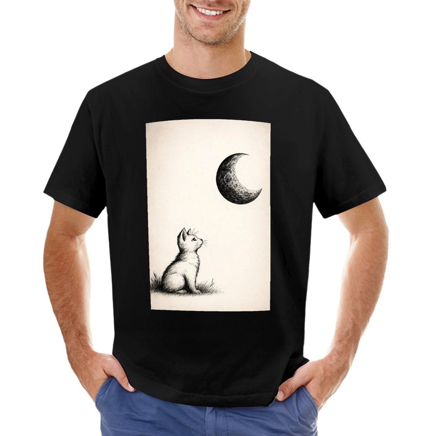 Men's Cotton Short - sleeved T-shirt, Breathable Loose - fitting Casual Summer Top, Suitable for Outdoor Activities and Daily Comfortable Wear,Men's T-shirt100%cottonzxv2oqpouofe - TrendyLookz