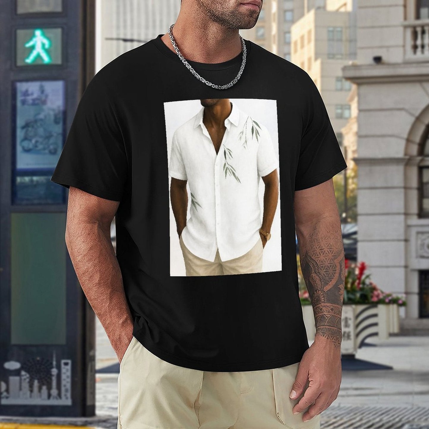 Men's Cotton Short - sleeved T-shirt, Breathable Loose - fitting Casual Summer Top, Suitable for Outdoor Activities and Daily Comfortable Wear,Men's T-shirt100%cottonzxv2ow99xd0q - TrendyLookz