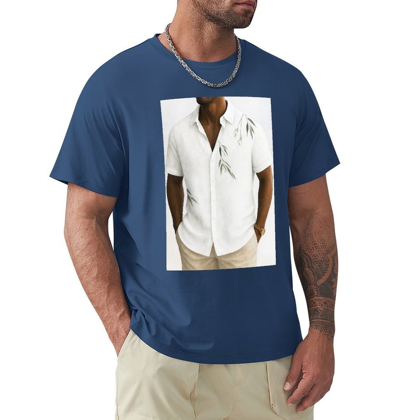 Men's Cotton Short - sleeved T-shirt, Breathable Loose - fitting Casual Summer Top, Suitable for Outdoor Activities and Daily Comfortable Wear,Men's T-shirt100%cottonzxv2ow99xd0q - TrendyLookz