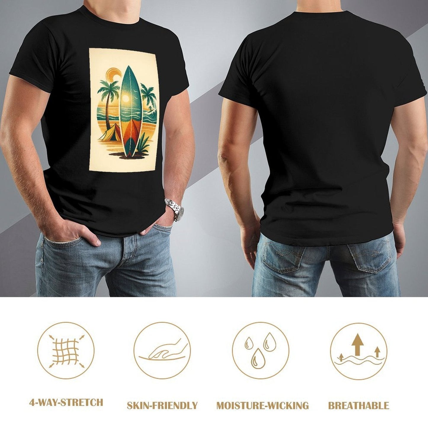 ,Men's Cotton Short - sleeved T-shirt, Breathable Loose - fitting Casual Summer Top, Suitable for Outdoor Activities and Daily Comfortable Wear,Men's T-shirt100%cottonzxv2owgy2orx - TrendyLookz