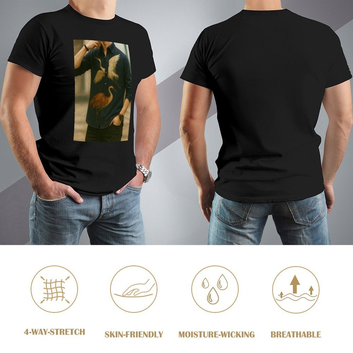 Men's Cotton Short - sleeved T-shirt, Breathable Loose - fitting Casual Summer Top, Suitable for Outdoor Activities and Daily Comfortable Wear,Men's T-shirt100%cottonzxv2oqbf6ele - TrendyLookz