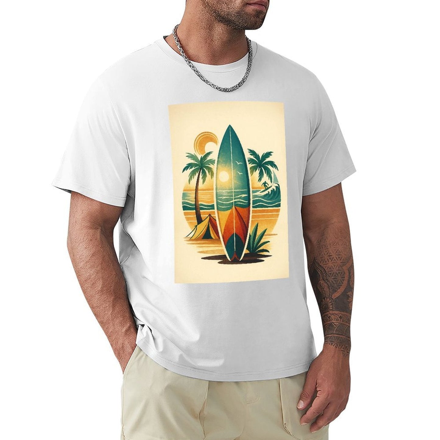 ,Men's Cotton Short - sleeved T-shirt, Breathable Loose - fitting Casual Summer Top, Suitable for Outdoor Activities and Daily Comfortable Wear,Men's T-shirt100%cottonzxv2owgy2orx - TrendyLookz