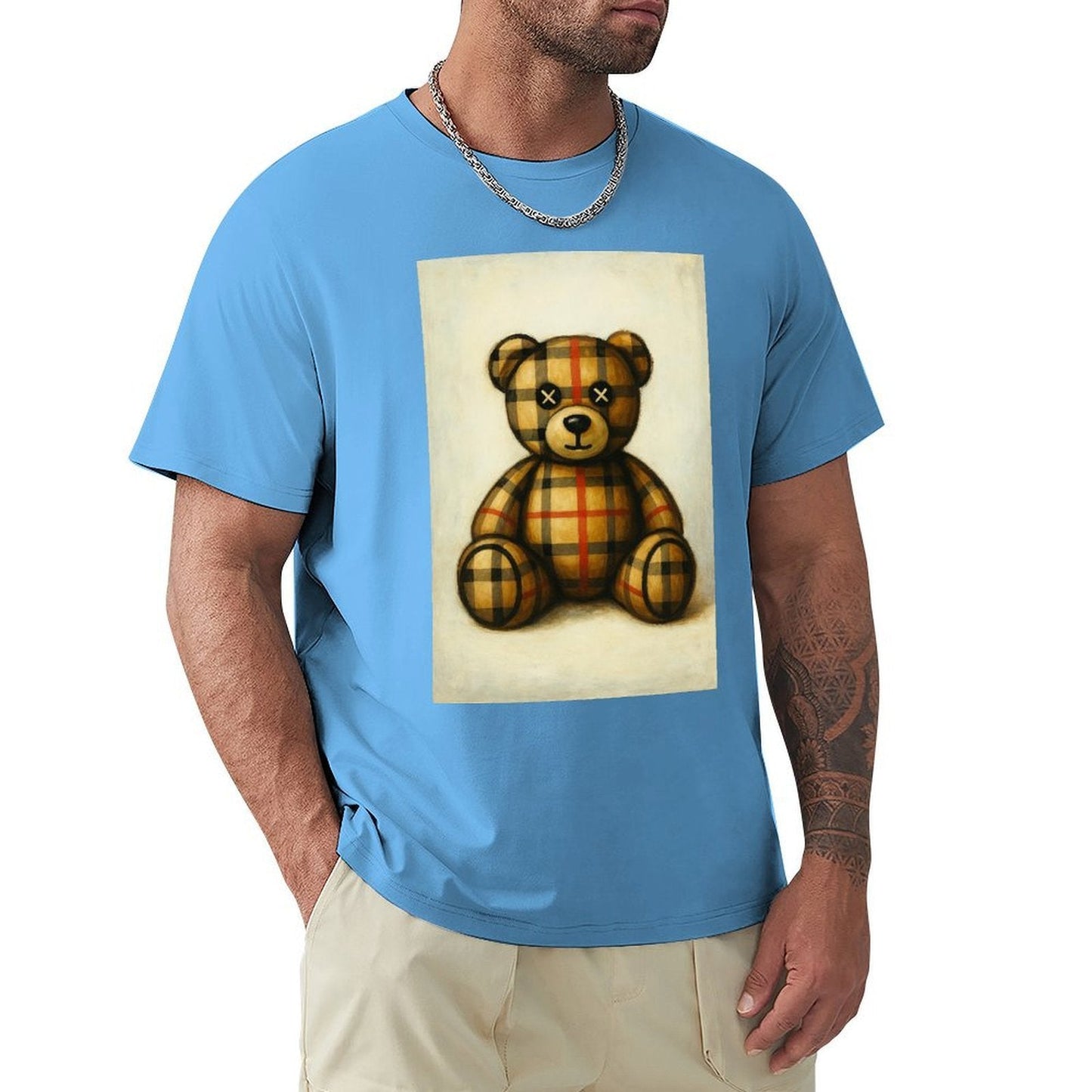 Men's Cotton Short - sleeved T-shirt, Breathable Loose - fitting Casual Summer Top, Suitable for Outdoor Activities and Daily Comfortable Wear,Men's T-shirt100%cottonzxvsgxuyzu0t - TrendyLookz
