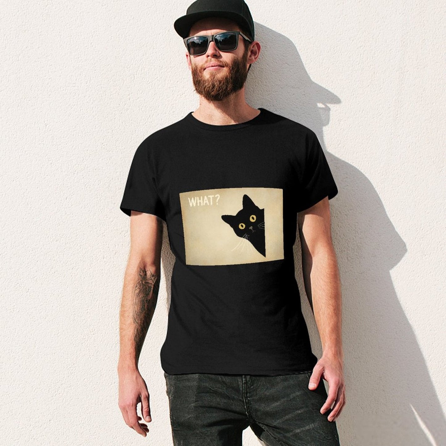 Men's Cotton Short - sleeved T-shirt, Breathable Loose - fitting Casual Summer Top, Suitable for Outdoor Activities and Daily Comfortable Wear,Men's T-shirt100%cottonzxvsgxy55c26 - TrendyLookz