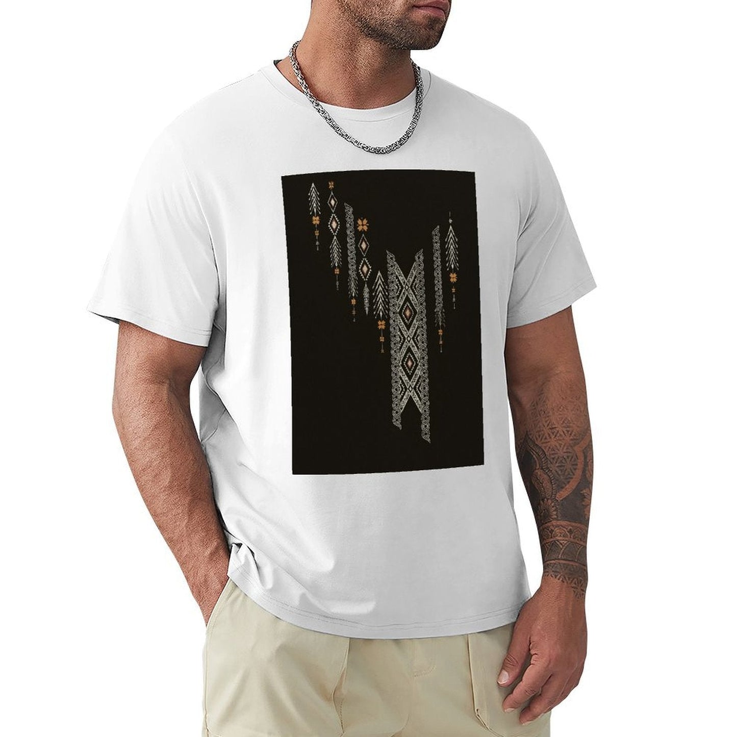 Men's Cotton Short - sleeved T-shirt, Breathable Loose - fitting Casual Summer Top, Suitable for Outdoor Activities and Daily Comfortable Wear,Men's T-shirt100%cottonzxvsykg9etzv - TrendyLookz