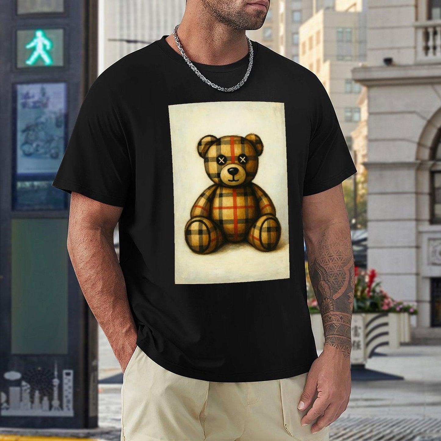 Men's Cotton Short - sleeved T-shirt, Breathable Loose - fitting Casual Summer Top, Suitable for Outdoor Activities and Daily Comfortable Wear,Men's T-shirt100%cottonzxvsgxuyzu0t - TrendyLookz