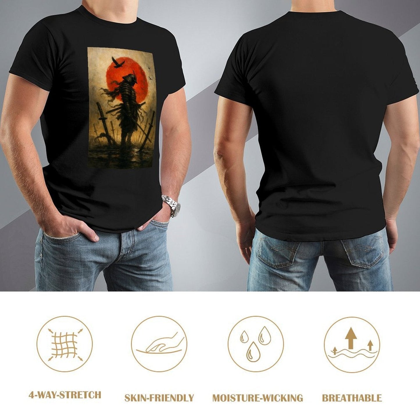 Men's Cotton Short - sleeved T-shirt, Breathable Loose - fitting Casual Summer Top, Suitable for Outdoor Activities and Daily Comfortable Wear,Men's T-shirt100%cottonzxvsgxbdoxt1 - TrendyLookz