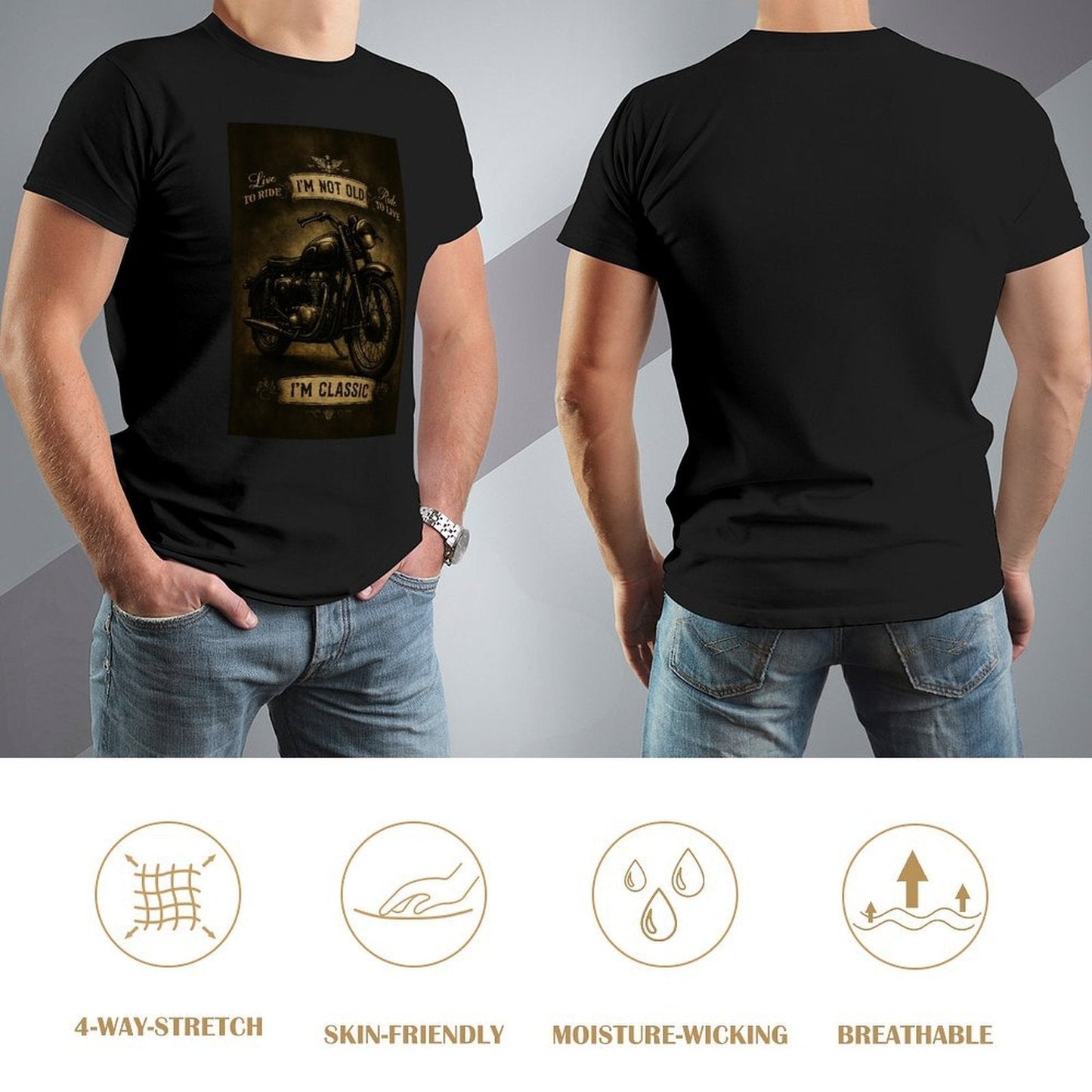 Men's Cotton Short - sleeved T-shirt, Breathable Loose - fitting Casual Summer Top, Suitable for Outdoor Activities and Daily Comfortable Wear,Men's T-shirt100%cottonzxvsy3pg0cvq - TrendyLookz