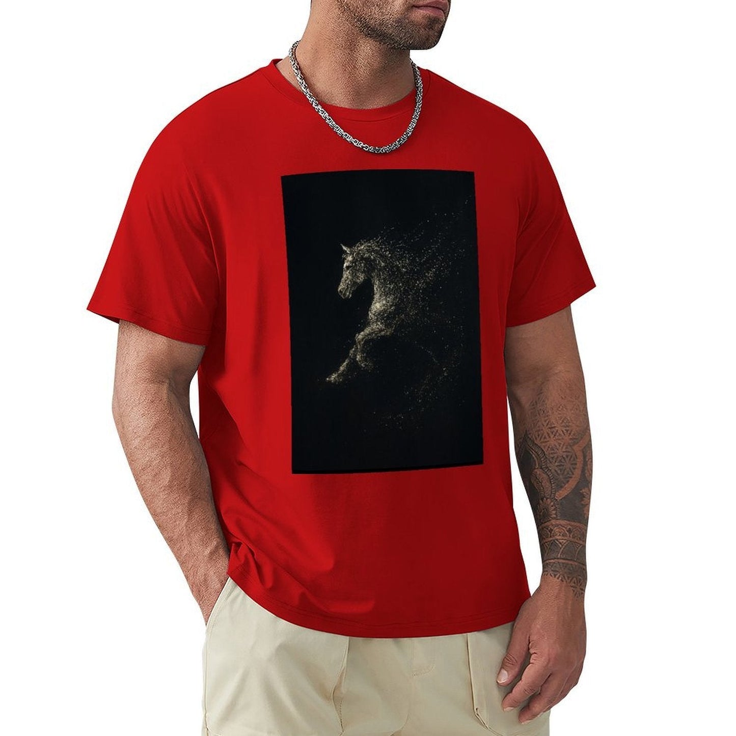 Men's Cotton Short - sleeved T-shirt, Breathable Loose - fitting Casual Summer Top, Suitable for Outdoor Activities and Daily Comfortable Wear,Men's T-shirt100%cottonzxvsy31mruo0 - TrendyLookz
