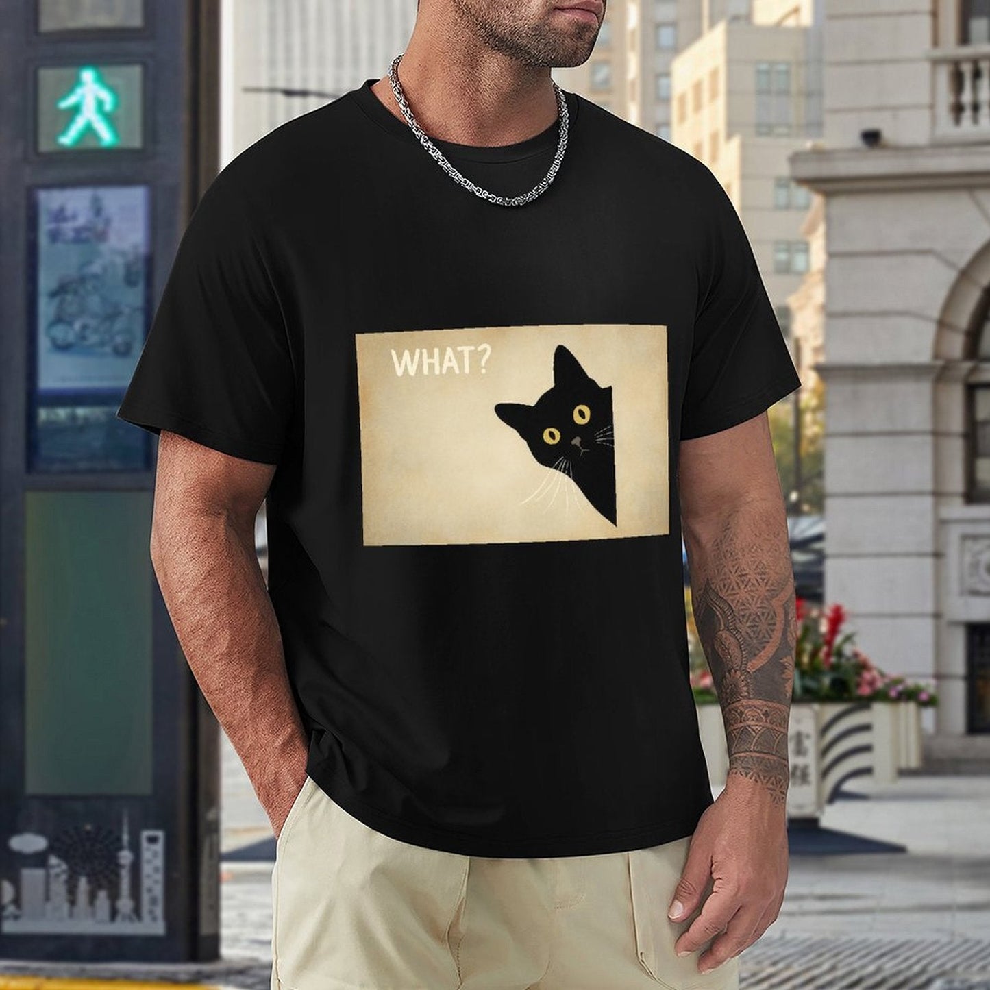 Men's Cotton Short - sleeved T-shirt, Breathable Loose - fitting Casual Summer Top, Suitable for Outdoor Activities and Daily Comfortable Wear,Men's T-shirt100%cottonzxvsgxy55c26 - TrendyLookz