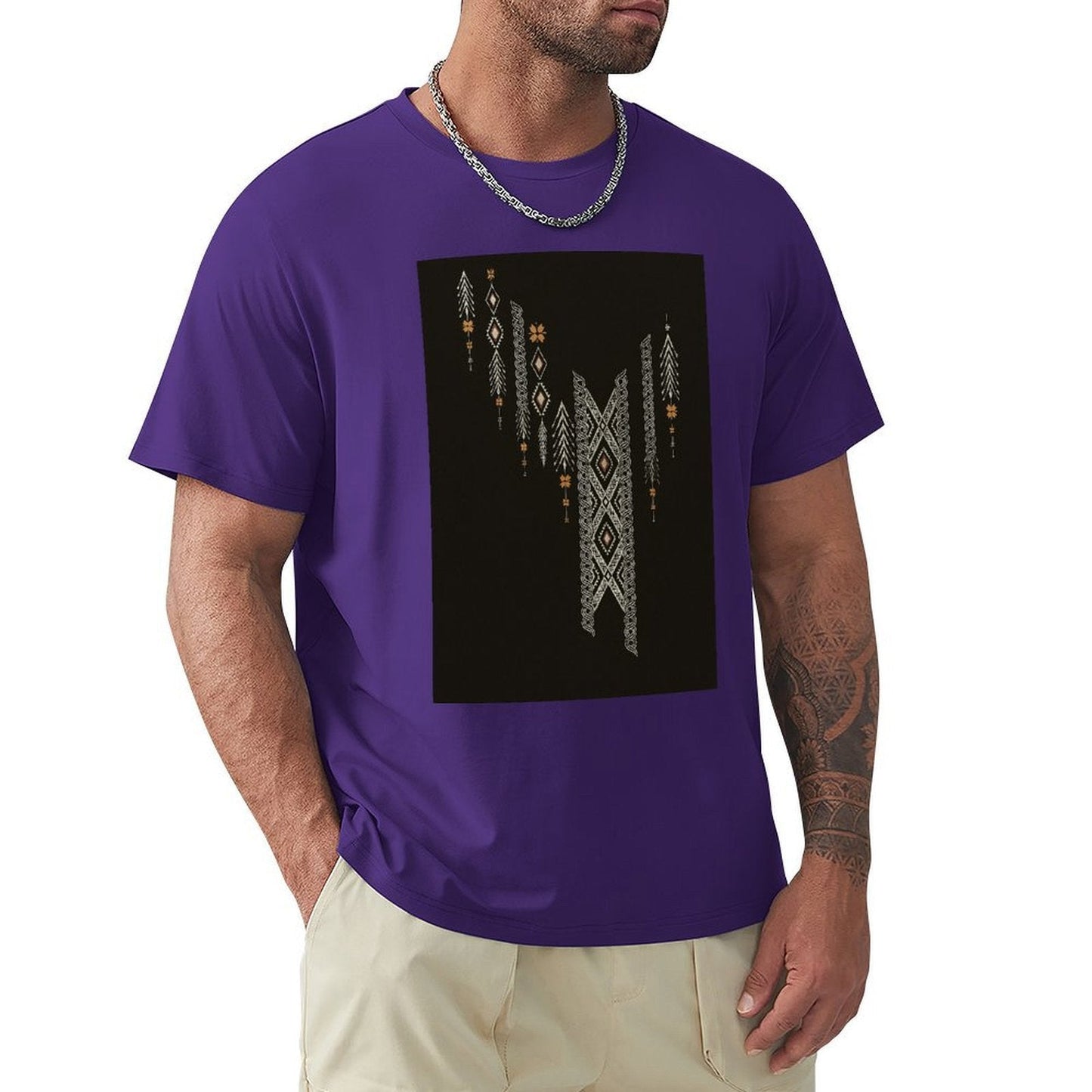 Men's Cotton Short - sleeved T-shirt, Breathable Loose - fitting Casual Summer Top, Suitable for Outdoor Activities and Daily Comfortable Wear,Men's T-shirt100%cottonzxvsykg9etzv - TrendyLookz