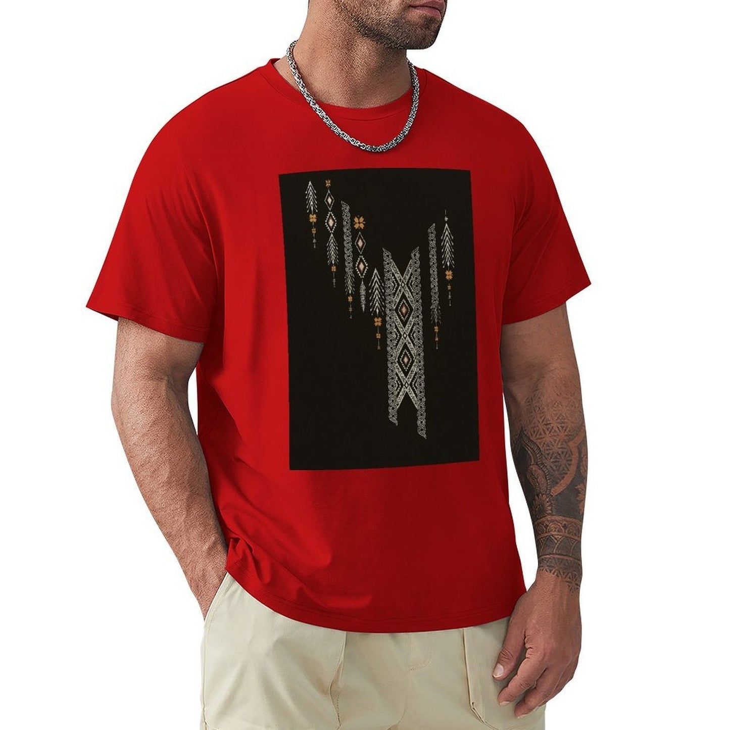 Men's Cotton Short - sleeved T-shirt, Breathable Loose - fitting Casual Summer Top, Suitable for Outdoor Activities and Daily Comfortable Wear,Men's T-shirt100%cottonzxvsykg9etzv - TrendyLookz