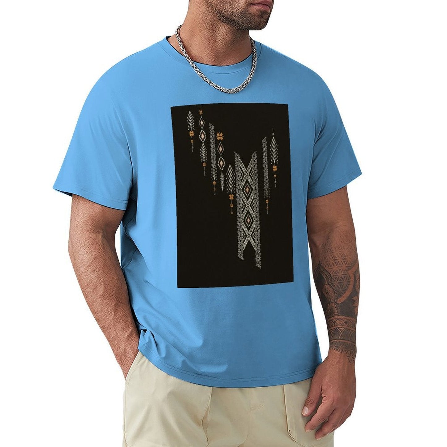 Men's Cotton Short - sleeved T-shirt, Breathable Loose - fitting Casual Summer Top, Suitable for Outdoor Activities and Daily Comfortable Wear,Men's T-shirt100%cottonzxvsykg9etzv - TrendyLookz
