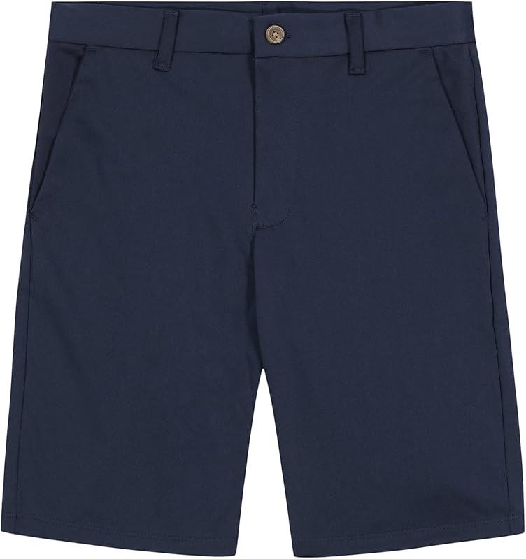 Nautica Boys' School Uniform Flat Front Twill Short - TrendyLookz