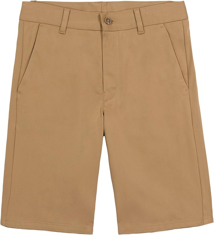 Nautica Boys' School Uniform Flat Front Twill Short - TrendyLookz