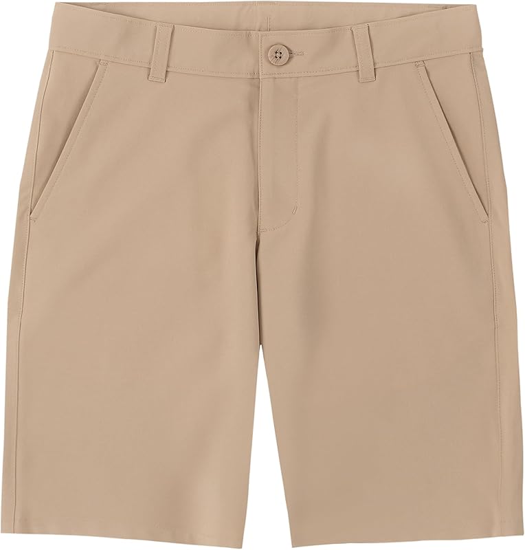 Nautica Boys' School Uniform Flat Front Twill Short - TrendyLookz