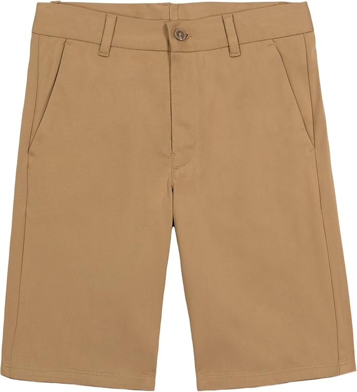 Nautica Boys' School Uniform Flat Front Twill Short - TrendyLookz
