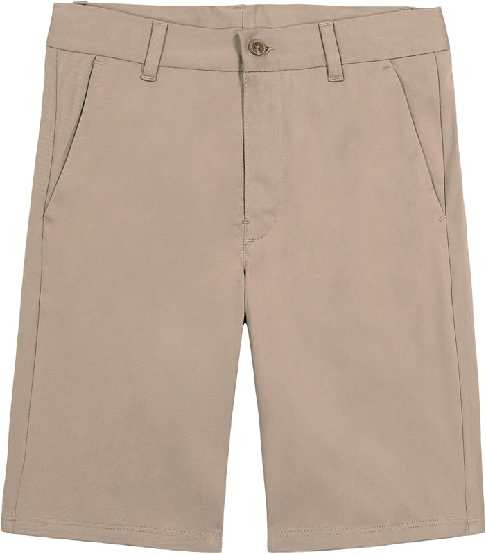 Nautica Boys' School Uniform Flat Front Twill Short - TrendyLookz