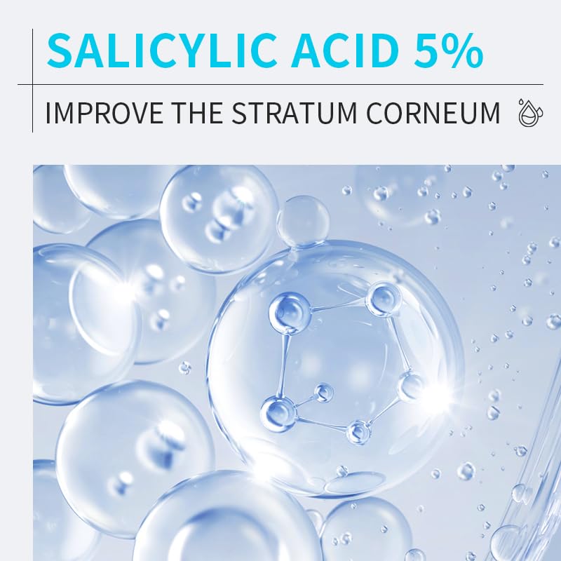 Salicylic Acid Serum 5% Moisturizer Face Serum Clearing Pores, Promotes Exfoliation, and Controls Excess Oil in the Pores 2 - pack 1.01fl.oz. - TrendyLookz