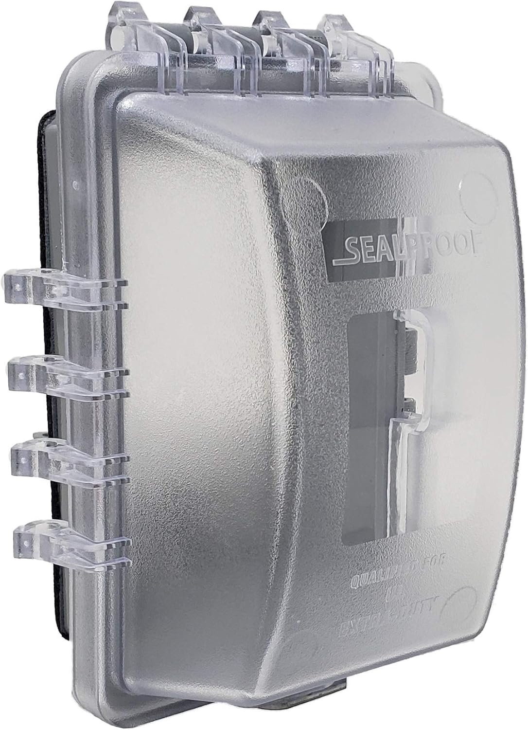Sealproof 1 - Gang Weatherproof In Use Outlet Cover | Horizontal/Vertical Outdoor Plug and Receptacle Protector, Lockable Bubble Cover, UL Extra Duty Compliant, 18 Configurations - TrendyLookz