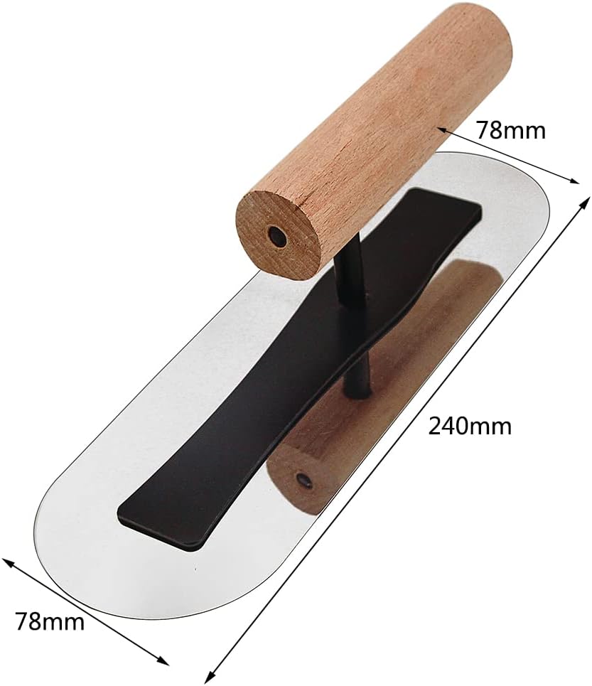 Stainless Steel Venetian Plaster Japanese Finishing Trowel Set 3 PC Art Paint Plastering Hand Tools - TrendyLookz
