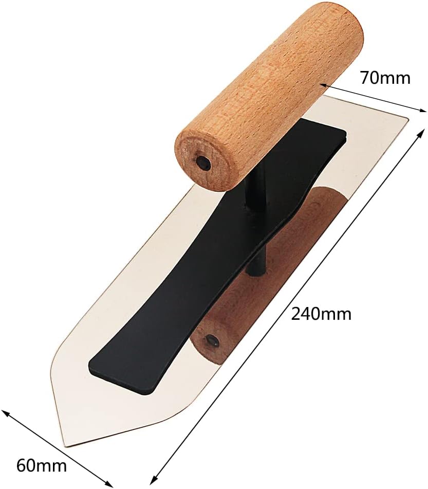 Stainless Steel Venetian Plaster Japanese Finishing Trowel Set 3 PC Art Paint Plastering Hand Tools - TrendyLookz