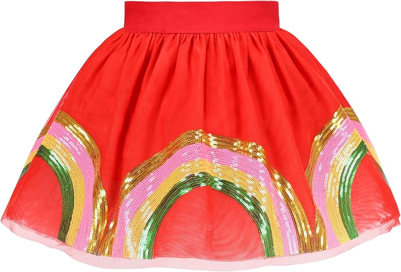 Sunny Fashion Girls Skirt Navy Blue Pearl Stars Sparkling Tutu Dancing Age 4 - 12 Years - TrendyLookz