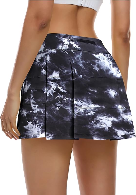 Ganado Tennis Skorts Skirts for Women with 4 Pockets Pleated Golf Skirt High Waisted Athletic Skort Workout Sports Skirt