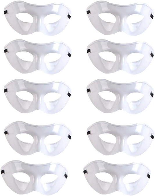 Rgontar 10 Pcs Unisex Retro Masquerade Mask Face Mask Venetian Mask for Fancy Dress Costume Halloween Party