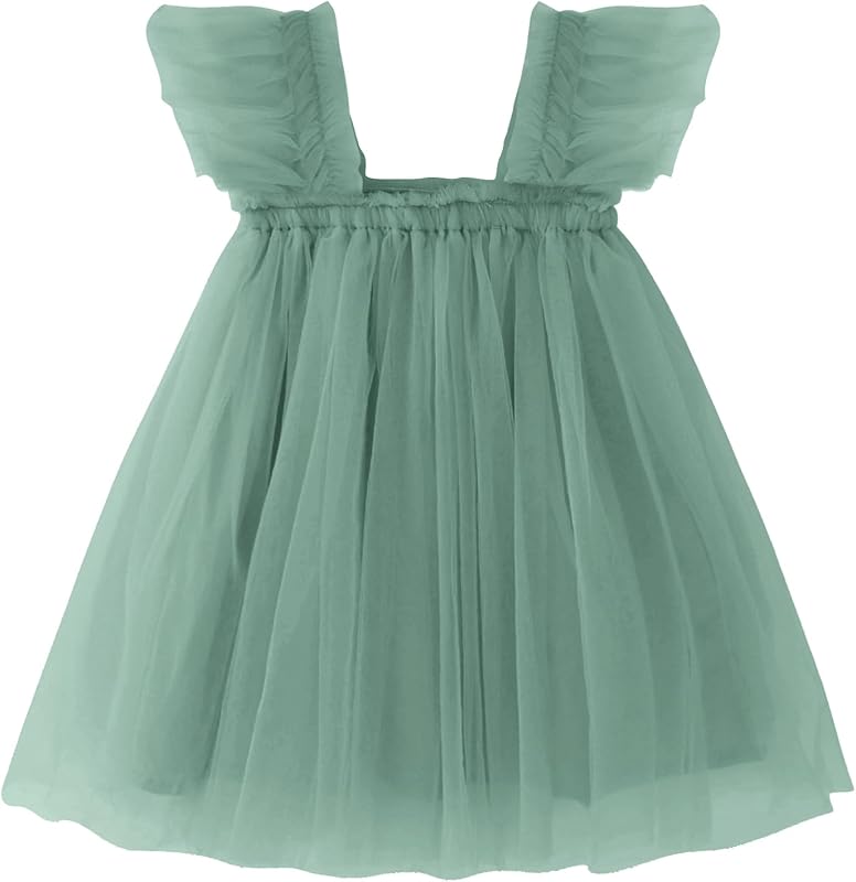 AGQT Baby Girls Tutu Dress Tulle Sundress Size 9M-5T