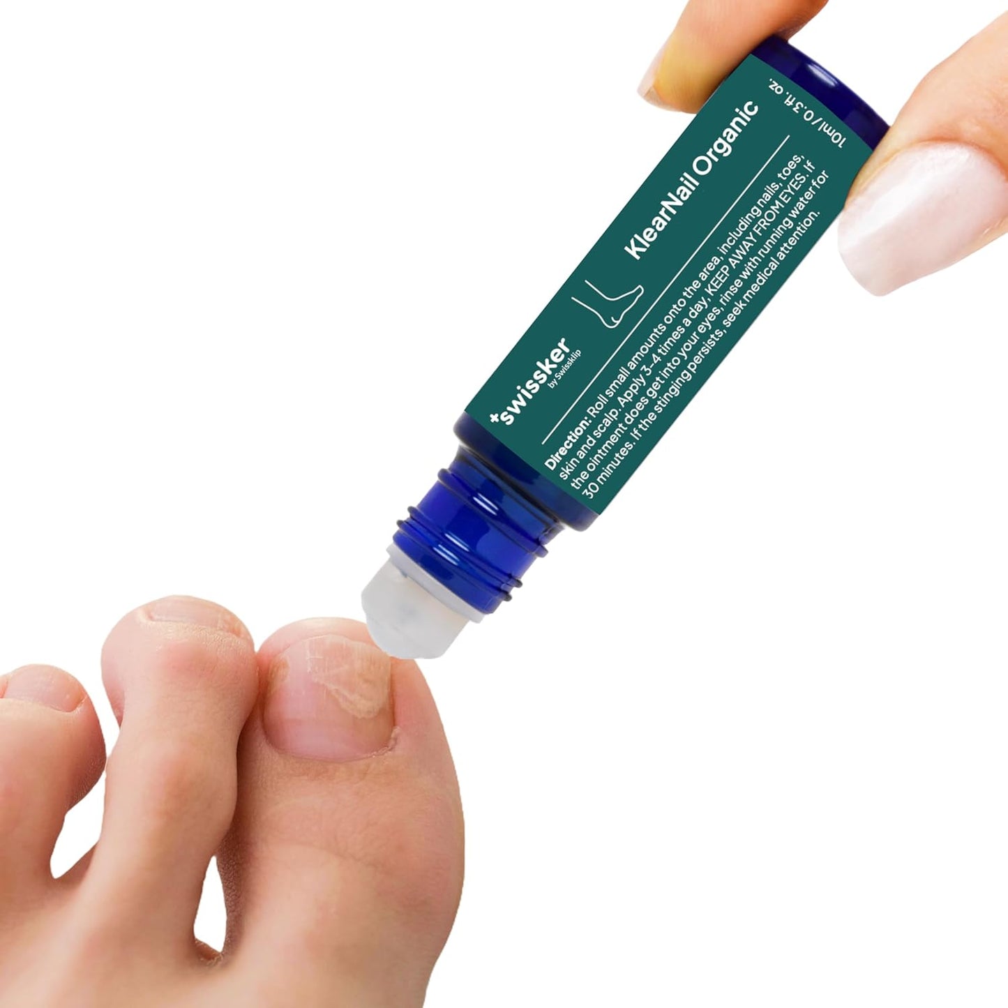 Swissklip Medi-Care Toenail Stick I Natural Solution for Healthy Nails I Suitable For Foot, Toe, and Fingernail I For Brittle Toenails – 10ml / 0.3 Fl. Oz. Pack of 1 - Made in USA