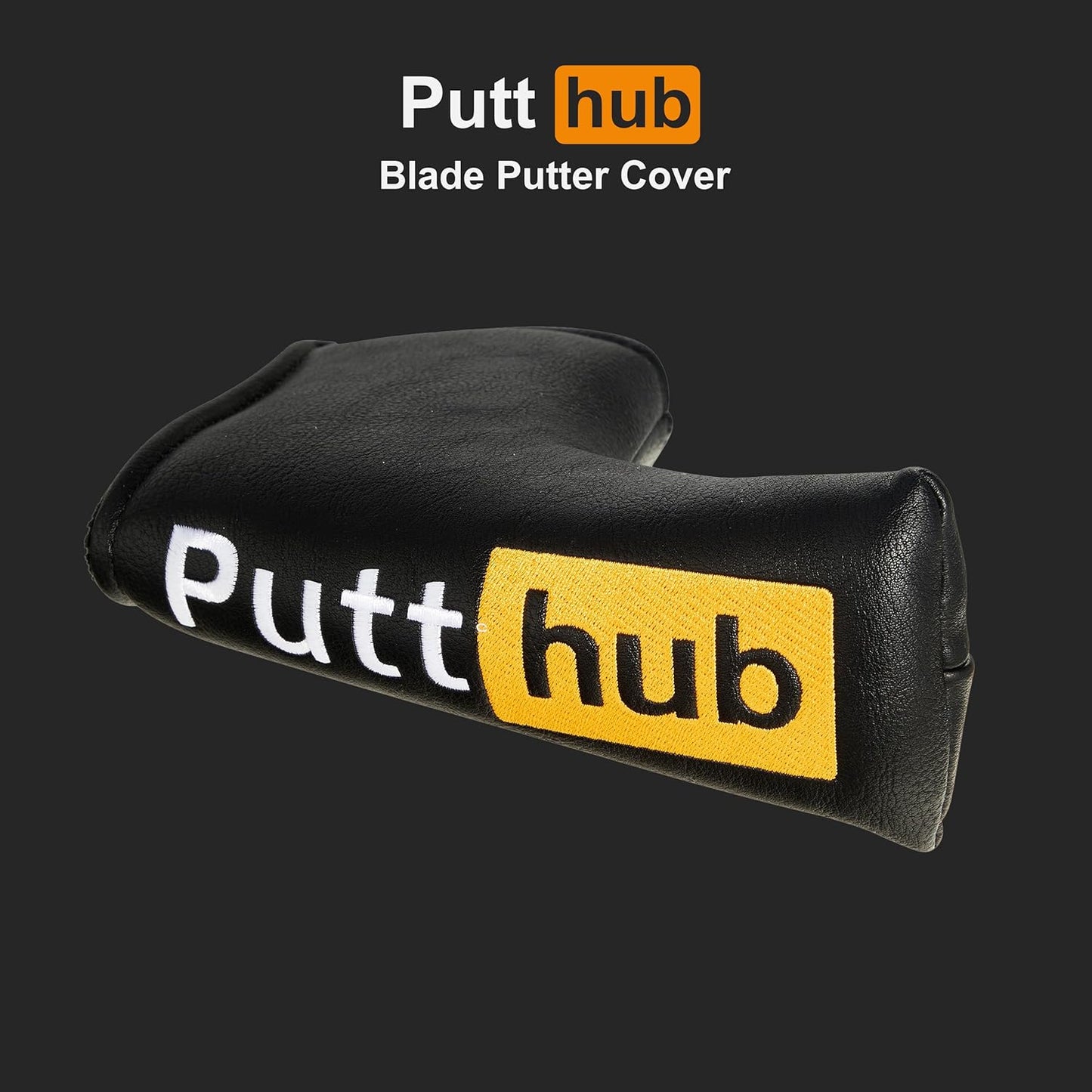 Shanker Golf Funny Putter Cover - PuttHub Mallet or Blade Style Cover - Perfect Joke Gift for Golfer - Funny Novelty Golf Gift Idea