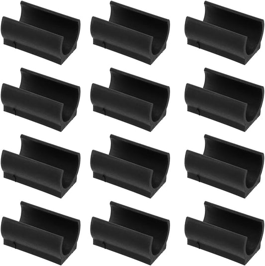 U Shaped Floor Glides: 25Pcs 25mm Plastic Chair Foot U Shaped Floor Glides Tubing Caps Cover Chair Foot Pads Furniture Foot Rectangle Shaped Non-Slip Chair Leg Tip Protectors