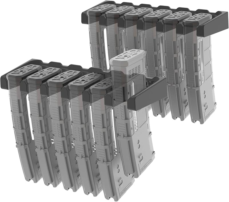 PMAG Wall Mount,AR Mag Holder, Mag Storage Rack for Amend 2, Hexmags, MFTmags,Magazine Display for PMAG 30 Round 5.56 223