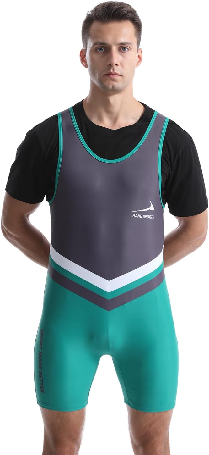 Men's Wrestling Singlets Athletic Supporters Sport Bodysuit Sleeveless Training Leotards Weightlifting Jumpsuits