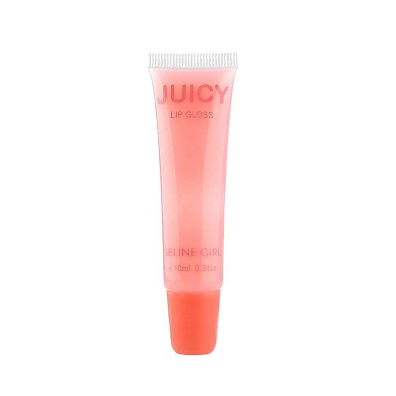 Juicy Lip Gloss, Lipgloss for Women and Girls, Lip Plumper, Lip Makeup Hydrating, Tinted Lip Balm, Colorful Lipgloss Moisturizing and Vibrant #nude